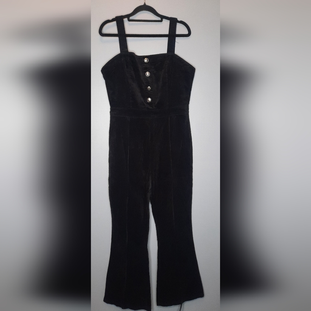 Elegant Black Corduroy Jumpsuit No Brand No Size Fits Like A Medium
